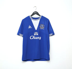 2009/10 SAHA #8 Everton Vintage le coq sportif Home Football Shirt Jersey (L)