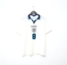 Load image into Gallery viewer, 1995/97 GASCOIGNE #8 England Vintage Umbro Home Football Shirt (M/L) Euro 96
