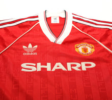 Load image into Gallery viewer, 1988/90 MANCHESTER UNITED Vintage adidas Home Football Shirt (M) 40/42
