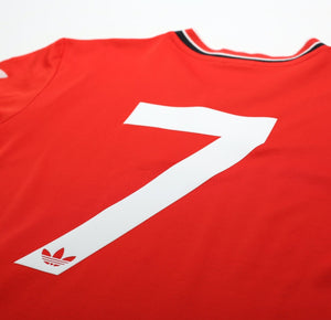 1985 ROBSON #7 Manchester United adidas Originals FA Cup Football Shirt (M/L)
