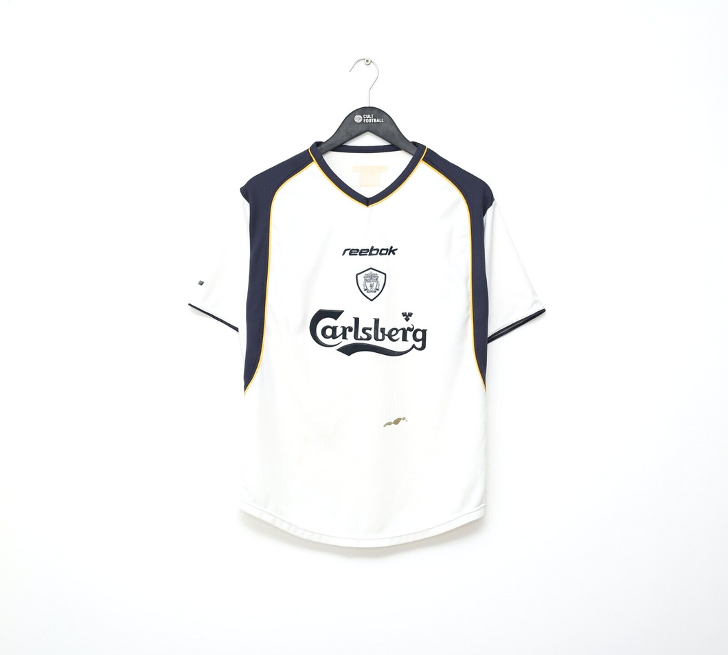 2001/03 LIVERPOOL Vintage Reebok Away Football Shirt (M)