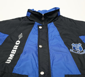 1992/93 EVERTON Vintage Umbro Football Bench Coat Jacket (S/M)