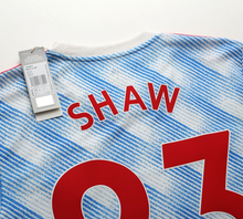 Load image into Gallery viewer, 2021/22 SHAW #23 Manchester United Vintage adidas Away Football Shirt (M/L) BNWT

