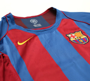 2004/05 MESSI #30 Barcelona Vintage Nike Home Football Shirt Jersey (M)