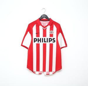 2000/02 VAN NISTELROOY #8 PSV Vintage Nike Home Football Shirt (L)