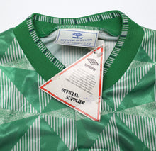 Load image into Gallery viewer, 1990/92 Northern Ireland Vintage Umbro Home Football Shirt (XL) BNWT
