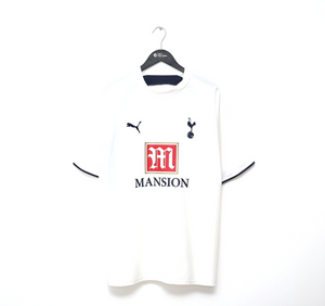 2006/07 BERBATOV #9 Tottenham Hotspur Vintage PUMA Home Football Shirt (XL)