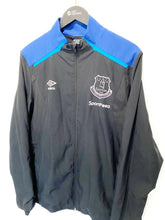 Load image into Gallery viewer, 2016/17 EVERTON Vintage Umbro Football Tracksuit Top Jacket (M) Lukaku Era
