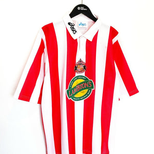1997/99 PHILLIPS #10 Sunderland Vintage Asics Home Football Shirt Jersey (XL)