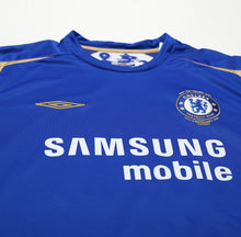 Load image into Gallery viewer, 2005/06 J. COLE #10 Chelsea Vintage Umbro UCL Home Football Shirt Jersey (XL)
