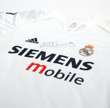 Load image into Gallery viewer, 2004/05 OWEN #11 Real Madrid Vintage adidas MATCH ISSUE Home Football Shirt (L)
