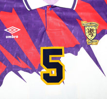 Load image into Gallery viewer, 1991/93 McCOIST #5 Scotland Euro 92 Umbro Away Football Shirt (XL) Rangers
