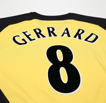 Load image into Gallery viewer, 2004/05 GERRARD #8 Liverpool Vintage Reebok UCL Away Football Shirt Jersey (L)
