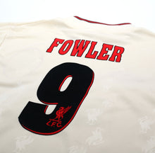 Load image into Gallery viewer, 1996/97 FOWLER #9 Liverpool Vintage Reebok Away Football Shirt Jersey (S) 34/36
