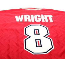 Load image into Gallery viewer, 1996/98 WRIGHT #8 Arsenal Vintage adidas Home Football Shirt (L)
