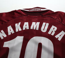 Load image into Gallery viewer, 2002/03 NAKAMURA Reggina Vintage Asics Home Football Shirt Jersey (L)
