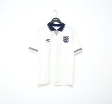 Load image into Gallery viewer, 1990/92 GASCOIGNE #19 England Vintage Umbro Home Football Shirt (M) Italia 90
