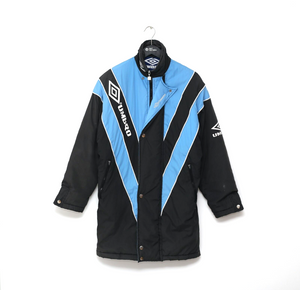 1992/93 SHEFFIELD WEDNESDAY Vintage Umbro Football Bench Coat Jacket (S/M)