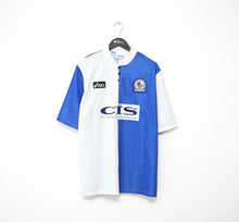 Load image into Gallery viewer, 1996/98 DUFF #25 Blackburn Rovers Vintage ASICS Home Football Shirt (L)
