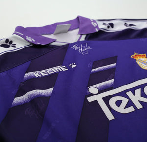 1994/96 REAL MADRID Vintage Kelme Away Football Shirt Jersey (L)