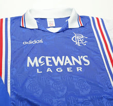 Load image into Gallery viewer, 1996/97 GASCOIGNE #8 Rangers Vintage adidas Home Football Shirt Jersey (XXL)
