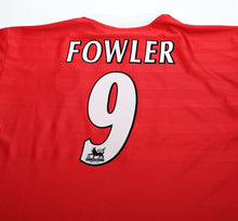 Load image into Gallery viewer, 1998/00 FOWLER #9 Liverpool Vintage Reebok Home Football Shirt Jersey (L)
