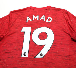 2020/21 AMAD DIALLO #19 Manchester United Vintage adidas Home Football Shirt (M)