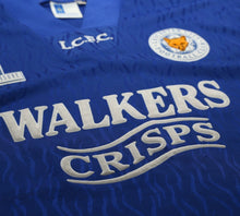 Load image into Gallery viewer, 1992/94 LEICESTER CITY Vintage Fox Leisure Home Football Shirt (S)
