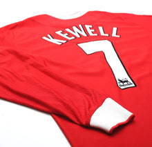 Load image into Gallery viewer, 2002/04 KEWELL #7 Liverpool Vintage Reebok Long Sleeve Home Football Shirt (S)
