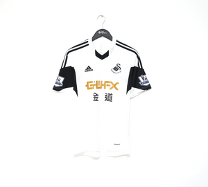 2013/14 SWANSEA CITY Vintage adidas Home Football Shirt (S)