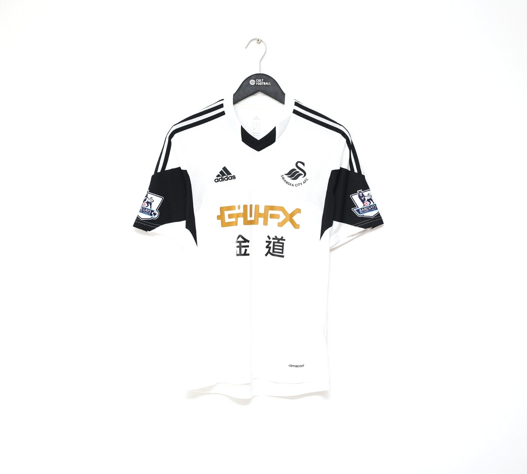 2013/14 SWANSEA CITY Vintage adidas Home Football Shirt (S)