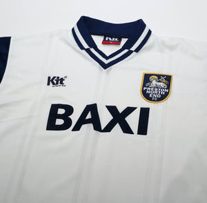 1996/98 PRESTON Vintage KIT By North End Football Home Shirt (M)