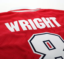 Load image into Gallery viewer, 1996/98 WRIGHT #8 Arsenal Vintage adidas Home Football Shirt (L)
