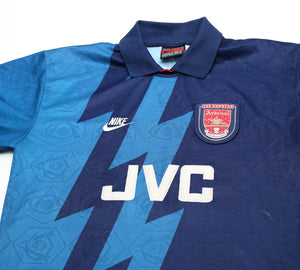 1995/96 ARSENAL Vintage Nike Away Football Shirt Jersey (M)