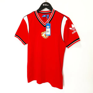 1985 McGRATH #5 Manchester United adidas Originals FA Cup Football Shirt S BNWT