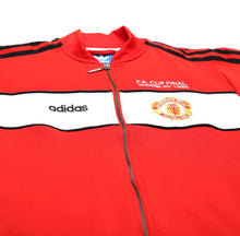 Load image into Gallery viewer, 1985 MANCHESTER UNITED adidas Originals FA Cup Football Track Top Jacket (S)
