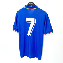 Load image into Gallery viewer, 1990 MALDINI #7 Italy Vintage Diadora Home Football Shirt Italia 90 (M) AC Milan
