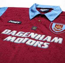 Load image into Gallery viewer, 1995/97 DICKS #3 West Ham United Vintage PONY Football Shirt (S)
