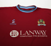 Load image into Gallery viewer, 2001/02 BURNLEY FC Vintage MitreSuper League Home Football Shirt Jersey (XL)
