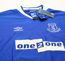 Load image into Gallery viewer, 1999/00 EVERTON Vintage Umbro Player Issue Home Football Shirt Jersey (XL) BNWT
