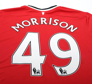 2011/12 MORRISON #49 Manchester United Vintage Nike Home Football Shirt (M/L)