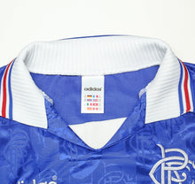 Load image into Gallery viewer, 1996/97 GASCOIGNE #8 Rangers Vintage adidas Home Football Shirt Jersey (XXL)

