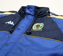 Load image into Gallery viewer, 2000/02 BLACKBURN ROVERS Vintage Kappa Football Bench Coat Jacket (L)
