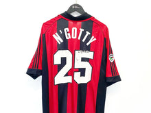 Load image into Gallery viewer, 1998/00 N&#39;GOTTY #25 AC Milan Vintage adidas MATCH WORN Home Football Shirt (XL)
