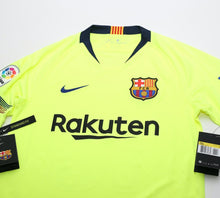 Load image into Gallery viewer, 2018/19 MESSI #10 Barcelona Nike Away Football Shirt Jersey (S) BNWT
