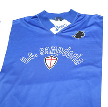 Load image into Gallery viewer, 1996/97 SAMPDORIA Vintage Asics Long Sleeve Football Training Shirt Jersey (XL)
