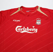 Load image into Gallery viewer, 2005/06 GERRARD #8 Liverpool Vintage Reebok UCL Home Football Shirt Jersey (L)
