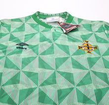 Load image into Gallery viewer, 1990/92 Northern Ireland Vintage Umbro Home Football Shirt (XL) BNWT
