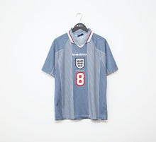 Load image into Gallery viewer, 1996/97 GASCOIGNE #8 England Vintage Umbro Away Football Shirt (M/L) Euro 96
