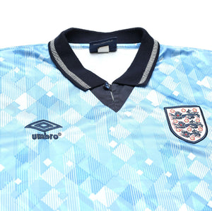 1990/92 ENGLAND Retro Umbro Third Football Shirt Jersey (XXL) Italia 90 New Order